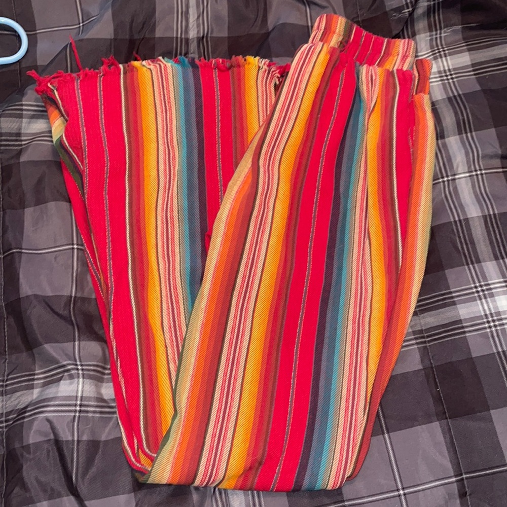 Striped bell bottoms